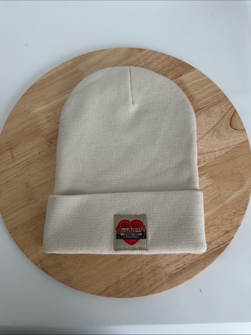 Carhartt heart patch cap beanie